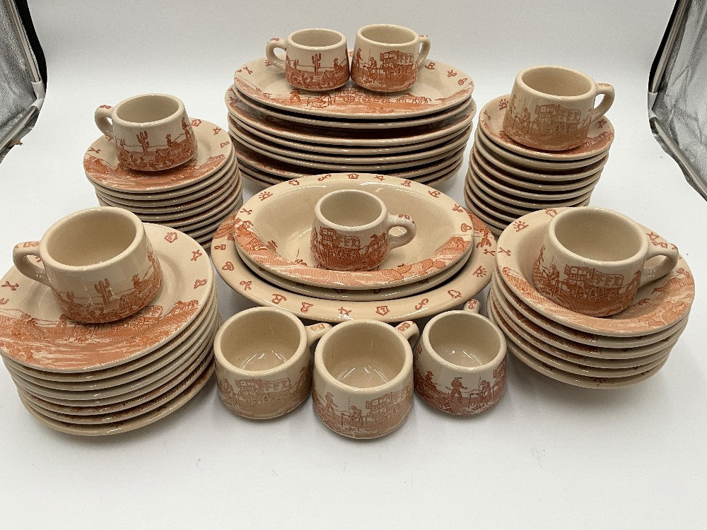 Wallace Chuck Wagon Dinner Set & Serving Pieces